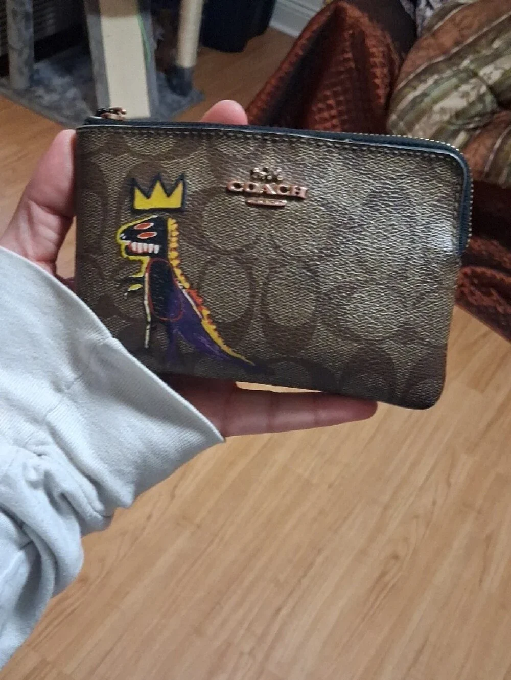 Coach wristlet signature